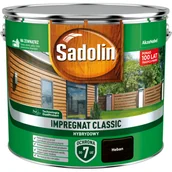 Farby i impregnaty do drewna - Sadolin Impregnat CLASSIC HYBRYDOWY Heban 9 l - miniaturka - grafika 1