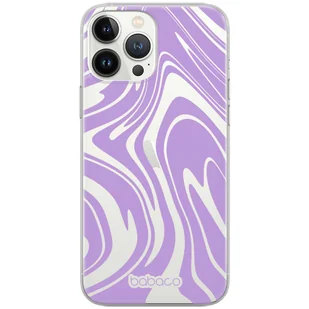 Etui do Apple IPHONE 14 PRO Esy Floresy 001 Babaco Nadruk częściowy Fioletowy - Etui i futerały do telefonów - miniaturka - grafika 1