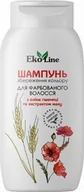 Szampony do włosów - Szampon Chroniący Kolor do włosów farbowanych, z olejem pszenicznym i ekstraktem z maku, Ekolinia, 400ml - miniaturka - grafika 1
