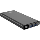 Powerbanki - GoGEN Powerbank PB100008 10000 mAh PB100008B Czarna - miniaturka - grafika 1