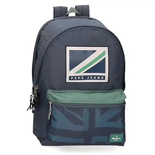 Pepe Jeans Tom Plecak na laptopa Podwójna komora 15,6" Niebieski 31x44x15 cms Poliester 23.87L, niebieski, Talla única, dwukomorowy plecak na laptopa - Torby na laptopy - miniaturka - grafika 1