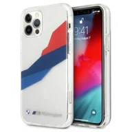 Etui i futerały do telefonów - BMW Etui BMHCP12LSKTGT iPhone 12 Pro Max 6,7" transparent hardcase Motorsport Tricolor - miniaturka - grafika 1