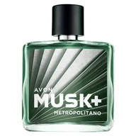 Wody i perfumy męskie - AVON Musk Metropolitano Woda toaletowa dla niego 75 ml męska - miniaturka - grafika 1