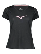 Koszulki i topy damskie - Mizuno Koszulka sportowa "Impulse Core" w kolorze czarnym - miniaturka - grafika 1