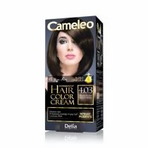 DELIA Cosmetics Cameleo HCC Farba permanentna Omega+ nr 4.03 Mocha Brown 1op - Farby do włosów i szampony koloryzujące - miniaturka - grafika 1