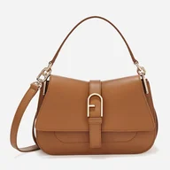 Torebki damskie - Torebka crossbody damska ze skóry naturalnej Furla WB01032BX2045RY0001007 Brązowa (8050597481159) - miniaturka - grafika 1