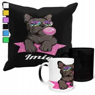 Gadżety dla niej i dla niego - ZESTAW KUBEK MAGICZNY ZMIENIAJĄCY KOLOR + POSZEWKA PIESKI ZWIERZĘTA + IMIĘ - miniaturka - grafika 1
