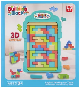 Gra Logiczna Bloczki Mega Creative 553364 - Gry planszowe - miniaturka - grafika 1