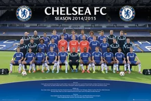 Chelsea Londyn Zdjęcie Drużynowe 14/15 - plakat 91,5x61 cm - Plakaty - miniaturka - grafika 1