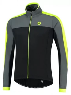 Męska Kurtka Rowerowa Rogelli Winterjacket Freeze | Black/Grey/Fluor - Rozmiar M - Kurtki męskie - miniaturka - grafika 1