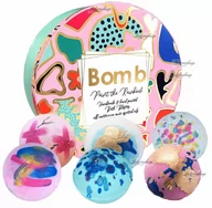 Kosmetyki do kąpieli - Bomb Cosmetics - Paint the Rainbow - Gift Pack - Zestaw upominkowy z naturalnymi kosmetykami do kąpieli - Pomaluj Tęczę - miniaturka - grafika 1