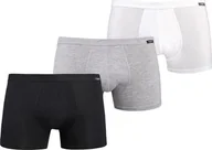 Majtki męskie - Teyli Wielopak bokserek bawełnianych Levi XXL Czarny-biały-szary - miniaturka - grafika 1