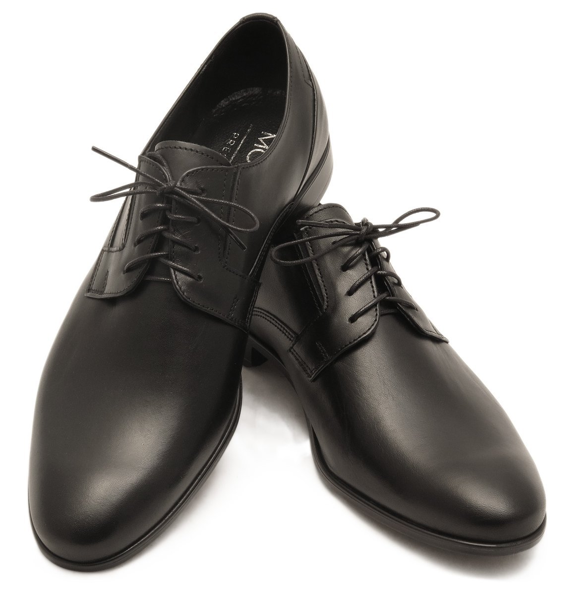 Wygodne czarne eleganckie buty męskie T33 43