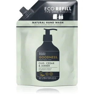 Baylis & Harding Goodness Oud, Cedar & Amber naturalne mydło w płynie do rąk REFILL 1000 ml - Mydła - miniaturka - grafika 1