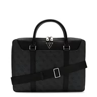 Torby męskie - Guess VEZZOLA SMRT Top ZP, Crossbody Mężczyzna, Czarny, Czarny - miniaturka - grafika 1