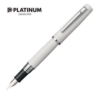 Pióra wieczne - Platinum, Pióro wieczne Procyon Porcelain White, F, Biały - miniaturka - grafika 1