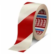 Pachołki i taśmy ostrzegawcze - Tesa Taśma samoprzylepna ostrzegawcza 33m 50mm czerwono-biała H6076092 H6076092 - miniaturka - grafika 1