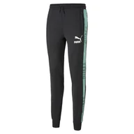 Spodnie męskie - Męskie Spodnie PUMA T7 SPORT TRACK PANTS PT 53962951 – Czarny - miniaturka - grafika 1