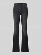 Spodnie damskie - Jeansy z poszerzaną nogawką i wpuszczanymi kieszeniami model ‘DREAM BOOT AUTHENTIC’ - miniaturka - grafika 1