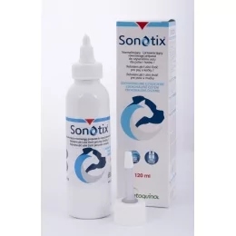 Vetoquinol sonotix 120 ml płyn, czyszczenie uszów, pies, kot - Suplementy i witaminy dla kotów - miniaturka - grafika 1