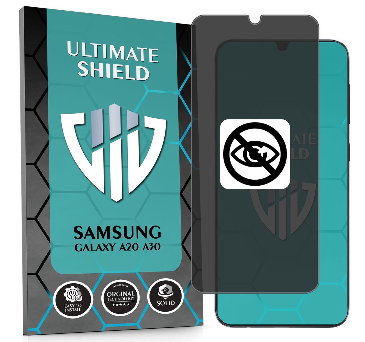 NAJLEPSZA FOLIA 5D ANTYSZPIEGOWSKA DO SAMSUNG GALAXY A20 A30 HYDROŻELOWA