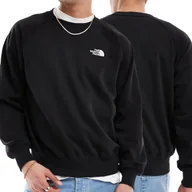 Bluzy męskie - The North Face bluza męska czarna ocieplana bez kaptura NF0A86WAJK3 S - miniaturka - grafika 1