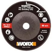 Tarcze do pił - Tarcza do szlifowania metalu 76mm WORX WA6074 - miniaturka - grafika 1
