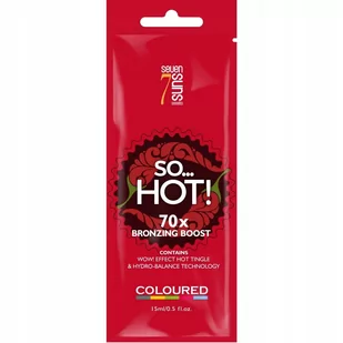 7suns so Hot! Z Efektem Tingle Rozgrzewający - Balsamy i kremy do opalania - miniaturka - grafika 1