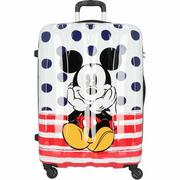 Walizki - American Tourister Disney Legends Walizka na 4 kółkach 75 cm mickey-blue-dots 64480-9072 - miniaturka - grafika 1