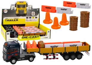 Ciężarówka Z Przyczepą Niebieska 1:24 TIR Auto Ciężarowe Akcesoria Dźwięki - Samochody i pojazdy dla dzieci - miniaturka - grafika 1