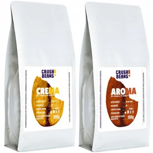 Kawa mielona 2kg CREMA+AROMA Crush Beans MIX - Kawa - miniaturka - grafika 1