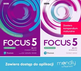 Focus 5 2ed SB + WB + dostęp Mondly - Podręczniki dla liceum - miniaturka - grafika 1