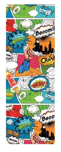 Tkanina gotowa do Leżaka Klasycznego Komiks San-Drew KN50