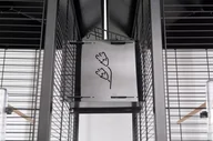 Klatki i wyposażenie dla ptaków - ZOLUX Tunel łączący do wolier dla ptaków CHIC czarny - miniaturka - grafika 1