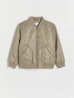 Kurtki i płaszcze dla chłopców - Reserved - Kurtka bomber oversize - kremowy - miniaturka - grafika 1