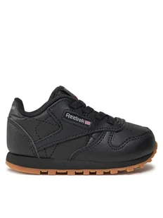 Reebok Sneakersy Classic Leather Shoes GX9396 Czarny - Buty dla dziewczynek - miniaturka - grafika 1