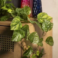 Sztuczne kwiaty - Girlanda z liści sztuczna TROPICAL ZONE epipremnum 195 cm roślina dekoracyjna HOMLA - miniaturka - grafika 1