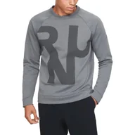 Bluzy męskie - Bluza męska UA RUN PERFORMANCE FLEECE CREW -M - miniaturka - grafika 1