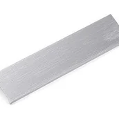 Zawiasy, okucia i inne akcesoria - Uchwyt do szafki kuchennej, srebrny uchwyt wpuszczany, ukryty uchwyt do drzwi ze stopu aluminium, 2 sztuki, rozstaw otworów 160 mm - miniaturka - grafika 1