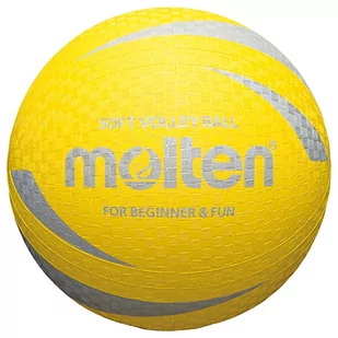 Molten piłka dziecięca dodgeball, żółty S2V1250-Y - Siatkówka - miniaturka - grafika 1