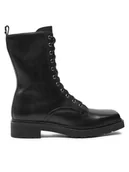 Botki damskie - Patrizia Pepe Botki 8Y0101/L078-K103 Czarny - miniaturka - grafika 1