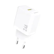 Ładowarki do telefonów - Ładowarka sieciowa Dudao A23 2.4A USB-A Szybkie ładowanie Biała - miniaturka - grafika 1