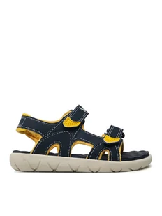 Timberland Sandały Perkins Row 2-Strap TB0A1QXU0191 Granatowy - Buty dla chłopców - miniaturka - grafika 1