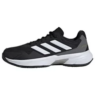 Trampki męskie - adidas Męskie tenisówki Courtjam Control, Core Black/Core Black/Off White, 45 EU, Core Black Core Black Off White, 46 2/3 EU - miniaturka - grafika 1