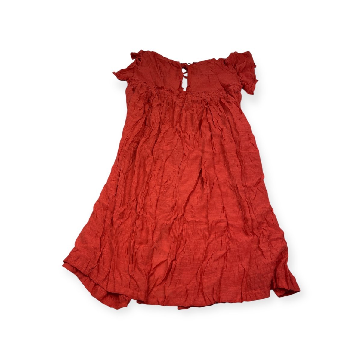 Sukienka Old Money 3XL ceglasta czerwień luźna midi nowa lato boho