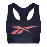 Koszulki i topy damskie - REEBOK Crop Top Damski F9584NV GRANATOWY BOBBIE L - miniaturka - grafika 1