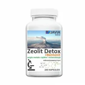 Suplementy naturalne - Javia med Zeolit Detox + Bentonit (240 kaps) Aktywny Mikronizowany Klinoptylolit Najdrobniejszy 2-6 m jm-005 - miniaturka - grafika 1