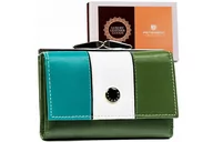 Portfele - Mały, Skórzany Portfel Damski Z Systemem Rfid Lumarko! - miniaturka - grafika 1