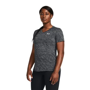 Koszulka treningowa damska Under Armour Tech V-Twist - Koszulki sportowe damskie - miniaturka - grafika 1