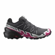 Buty sportowe damskie - Buty Salomon Speedcross 6 W Ebony - miniaturka - grafika 1
